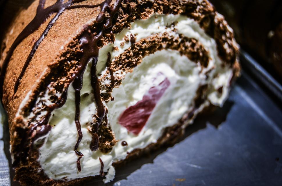 Free Image of A Piece of Cake on a Table 