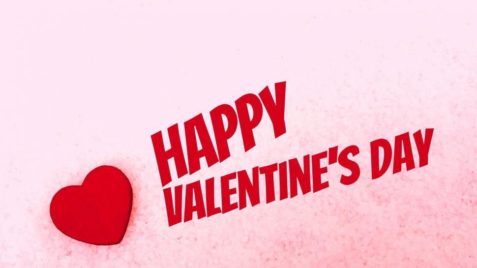 Free Image of Valentines Day Card With Heart 