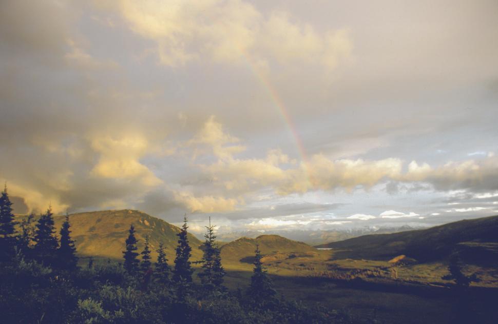 Free Image of Rainbow in Alaska 