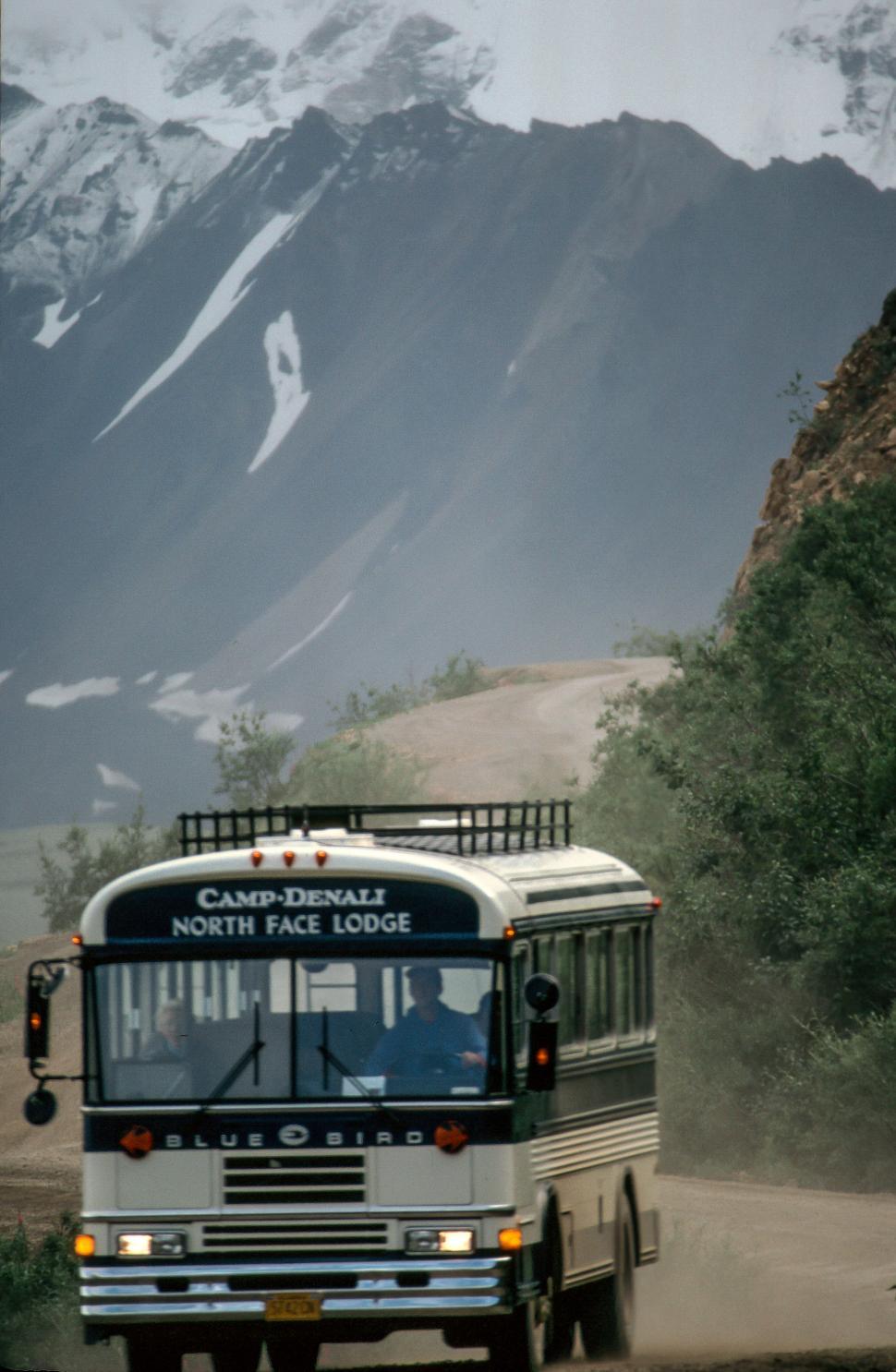 Free Image of Camp -Denali Bus at Denali National Park 
