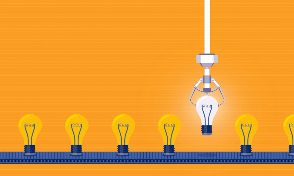 Free Image of Producing Good Ideas - Ideas and Innovation Concept with Copyspa 