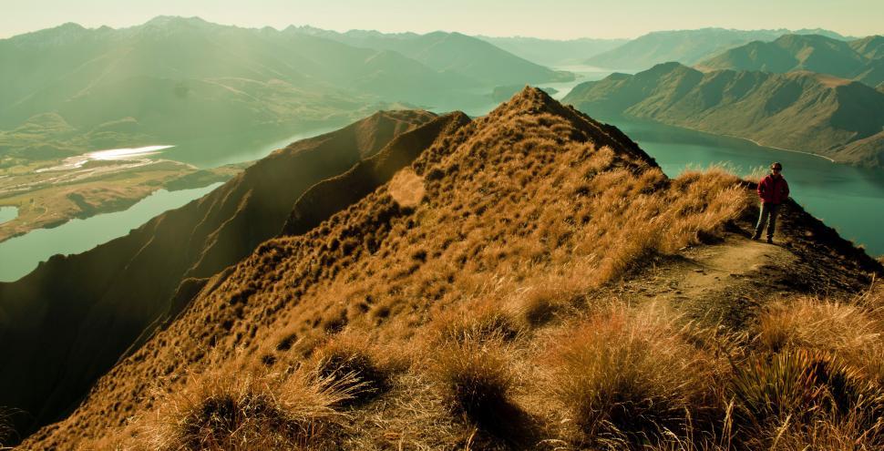 Free Image of Mountain summit hike 