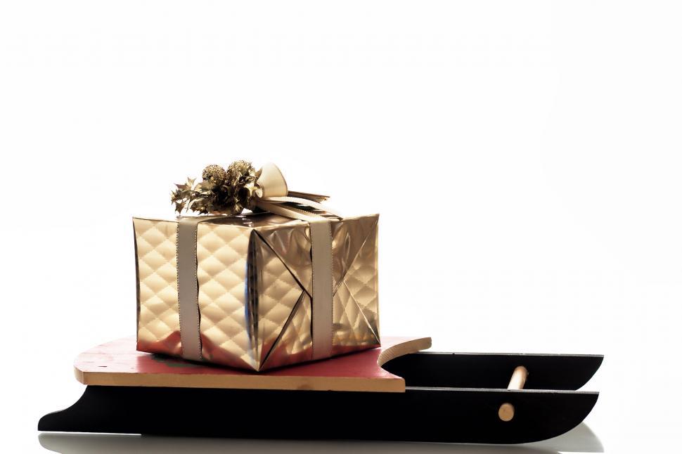 Free Image of Christmas sledge  