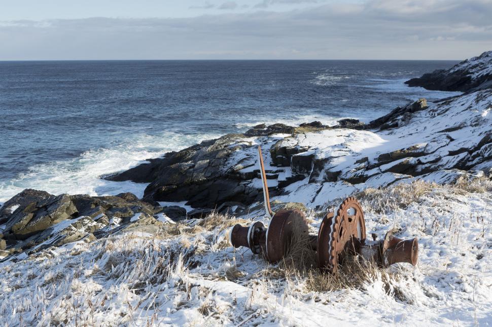 Free Image of Winter coastal landscape 