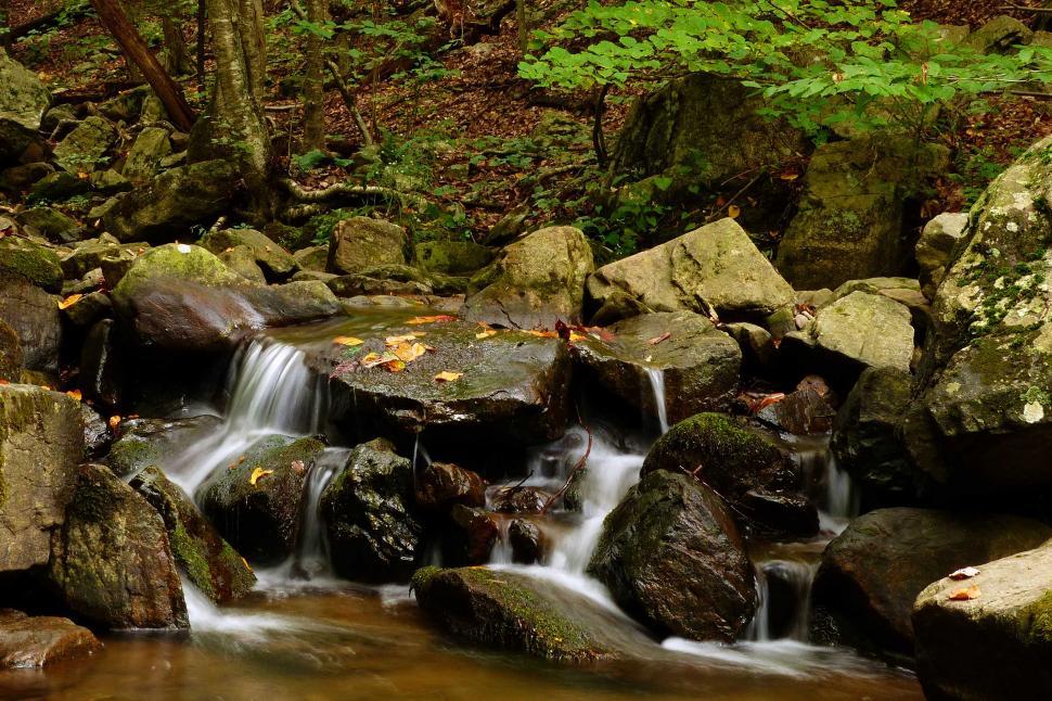 Free Image of Small Waterfalls 