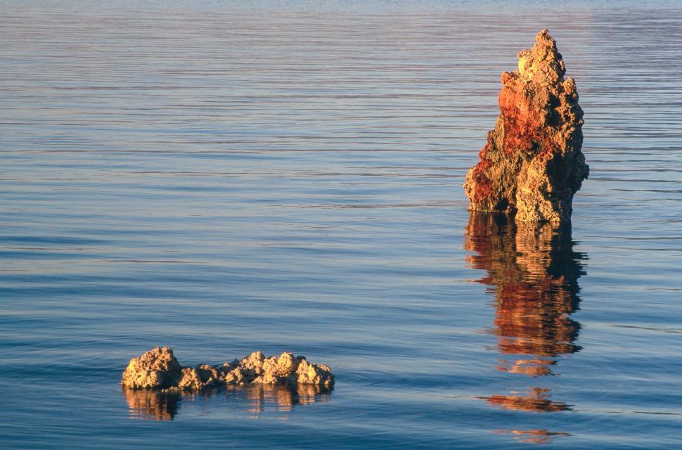 Free Image of Tufa Tower from water 