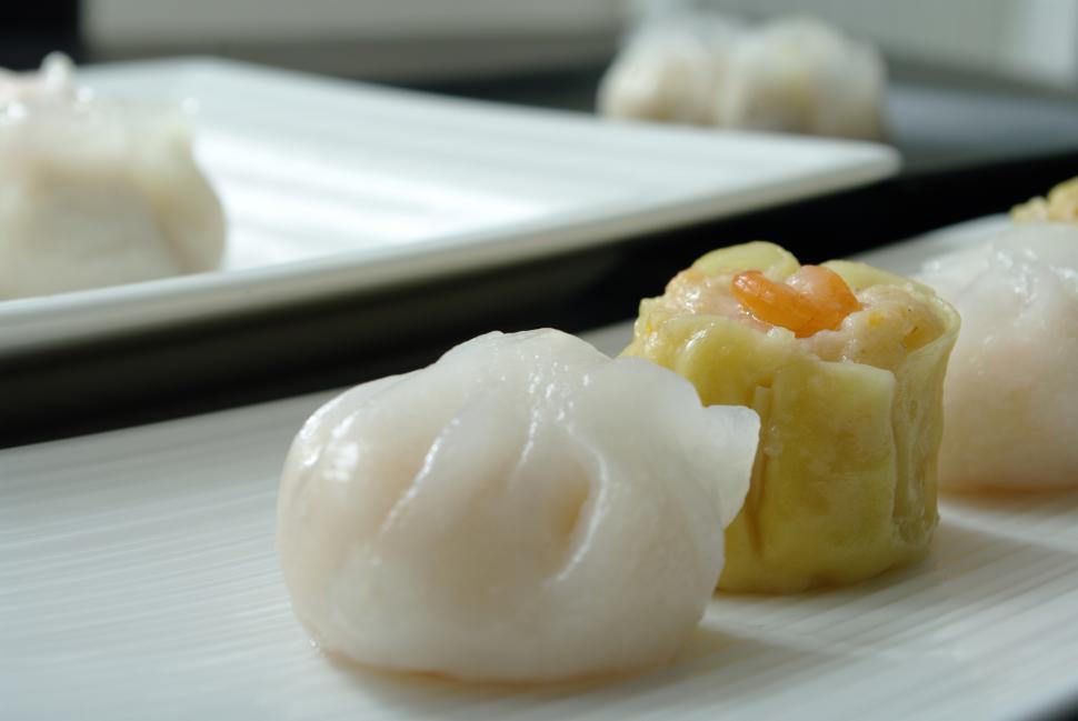 Free Image of Close Up of Plate of Food on Table 