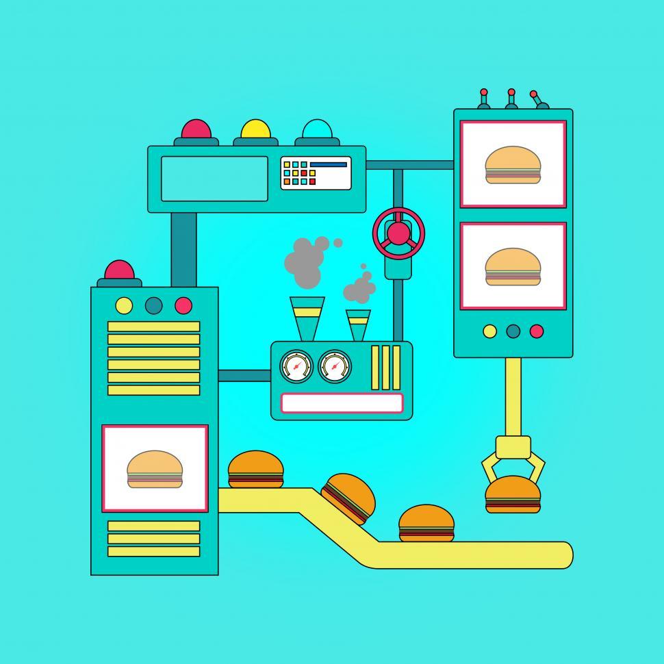 Free Image of Fast Food - Food Processors Concept 