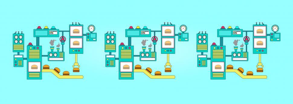 Free Image of Fast Food - Food Processors Concept - Banner 