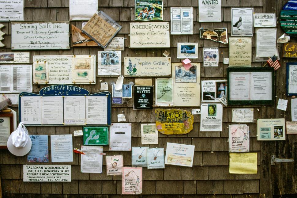 Free Image of Papers and local postings 