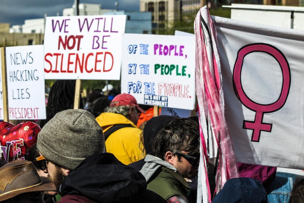 Free Image of Political rally signs 