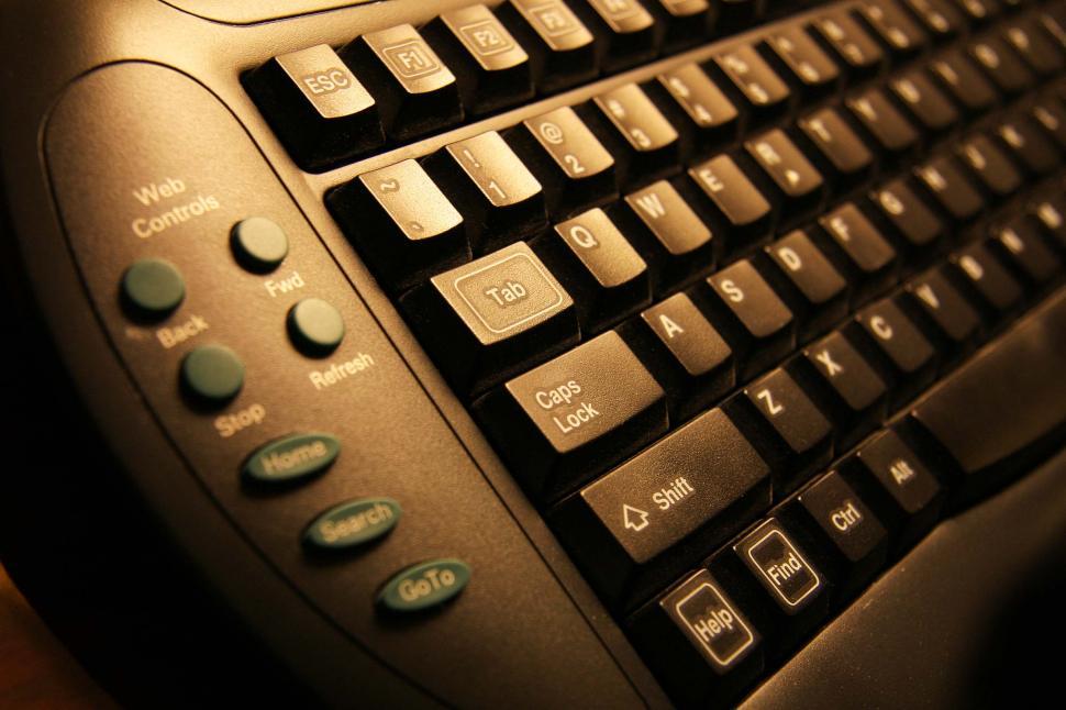 Free Image of Computer keyboard with additional function keys 