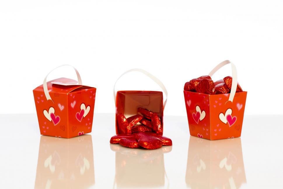Free Image of Boxes containing chocolate 