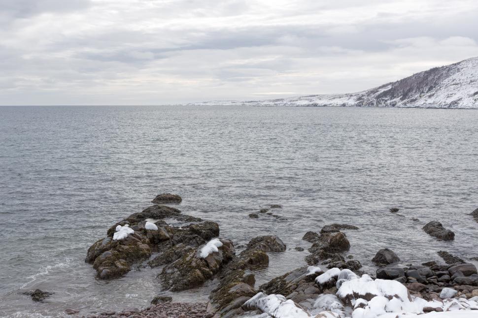 Free Image of Atlantic ocean in winter 