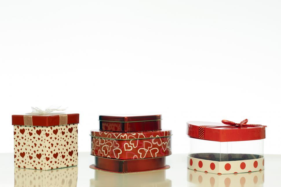 Free Image of Gift Boxes 