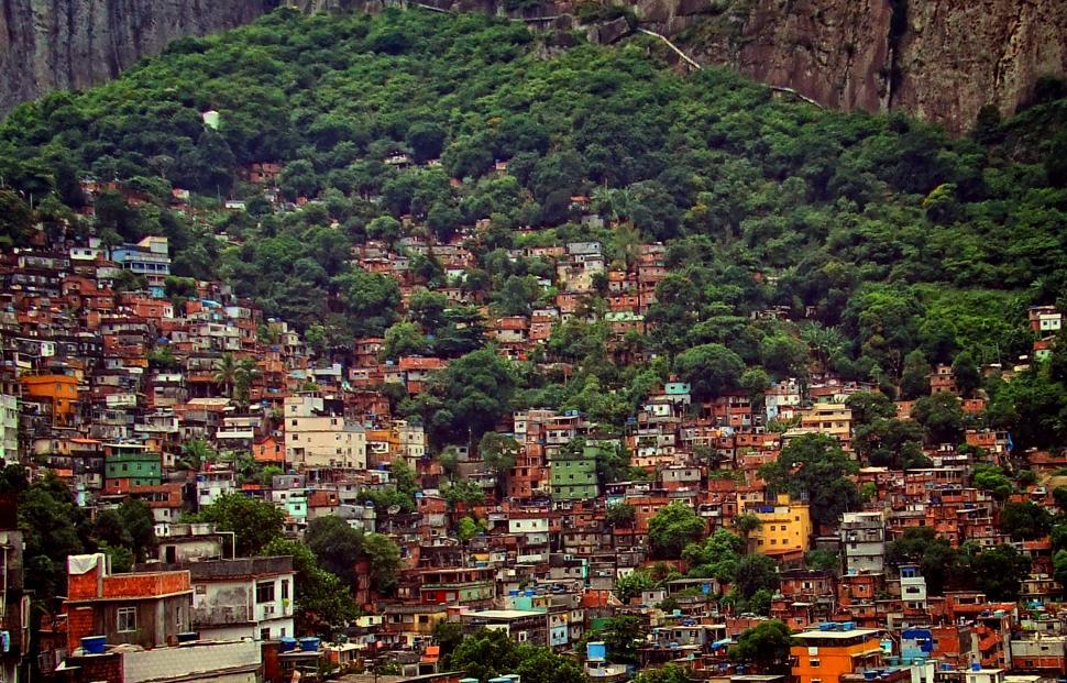Free Image of View Over Rocinha - The Largest Slum in Latin America - Rio de J 