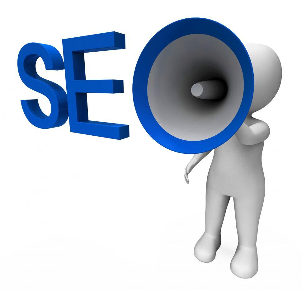 Free Image of Seo Hailer Shows Search Engine Optimization Optimized On Web 
