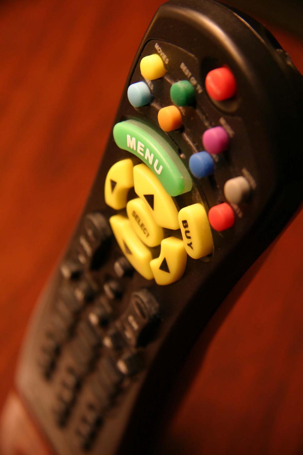Free Image of Close Up of a Remote Control on a Table 