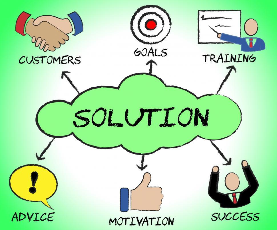 Free Image of Solution Symbols Represents Commercial Achievement And Sign 