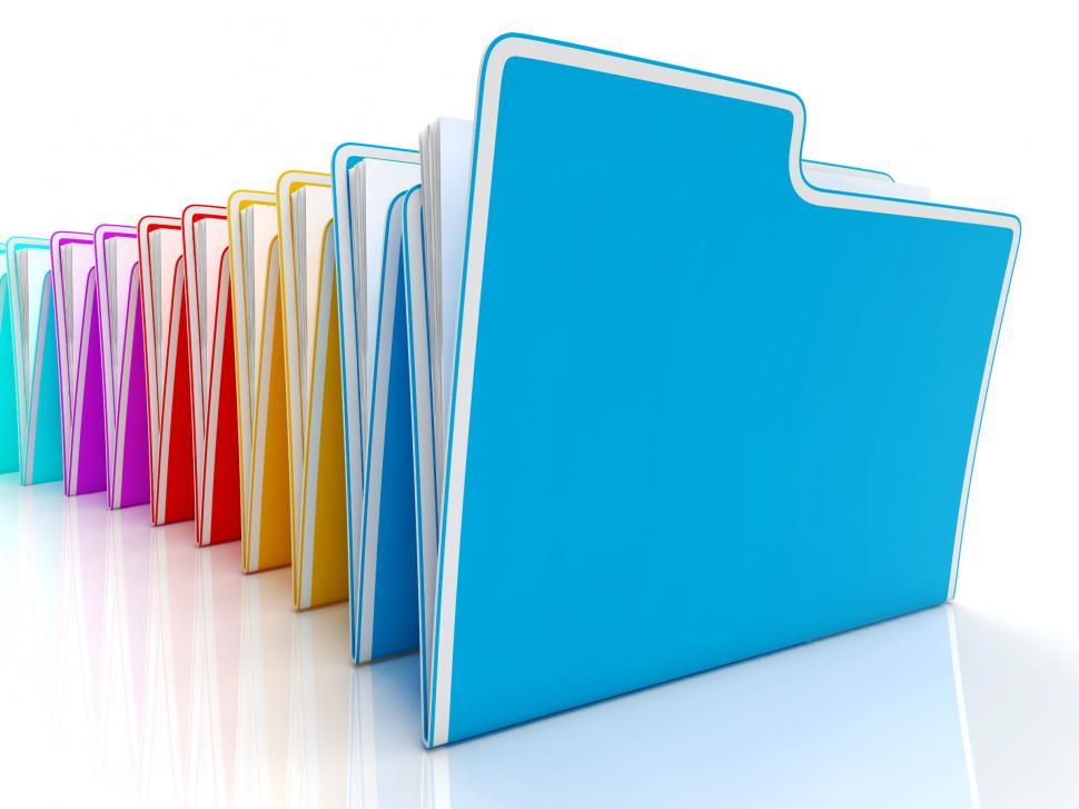 Free Image of Folders Showing Organizing And Reports 