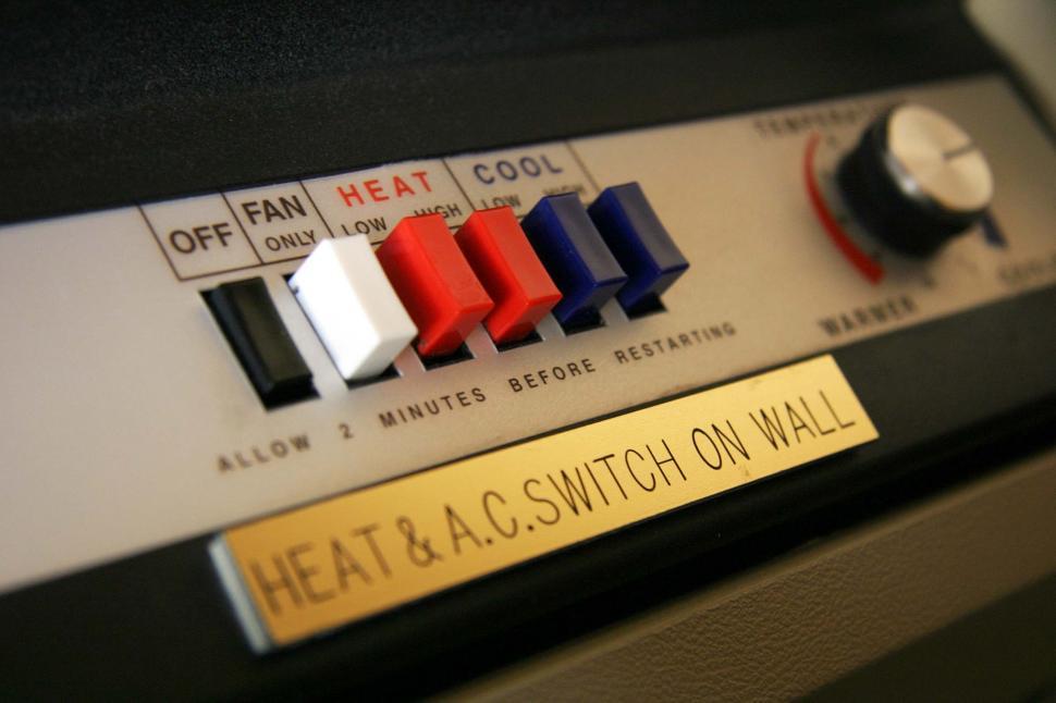 Free Image of Close Up of a Switch on a Wall 