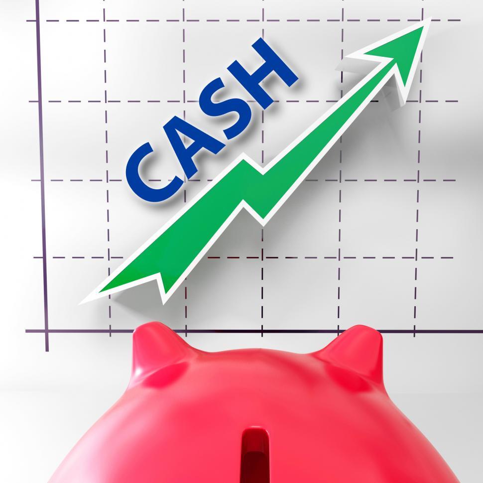 Free Image of Cash Graph Means More Money And Earnings 