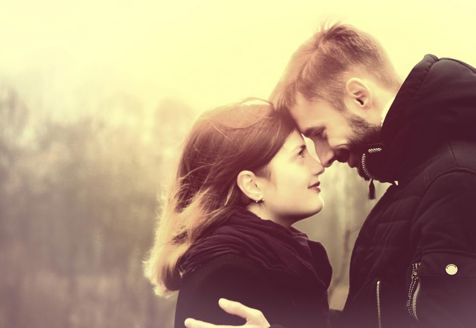 Free Image of Young Couple in Love - Outdoors 