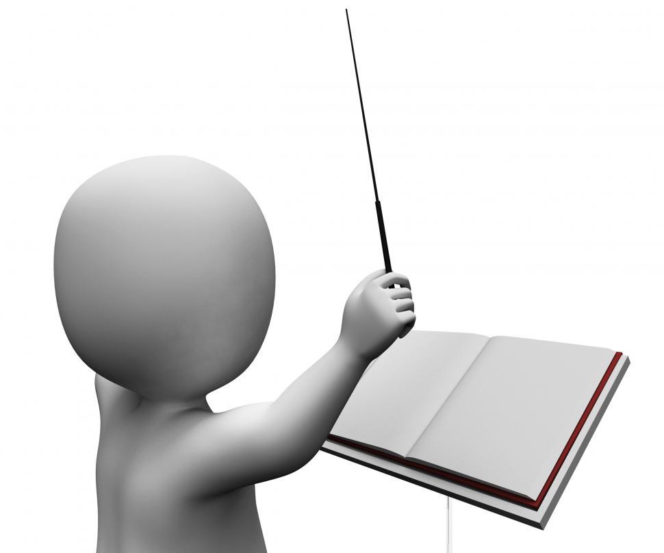 Free Image of Musical Conductor Baton Shows Musician Orchestra Director Direct 