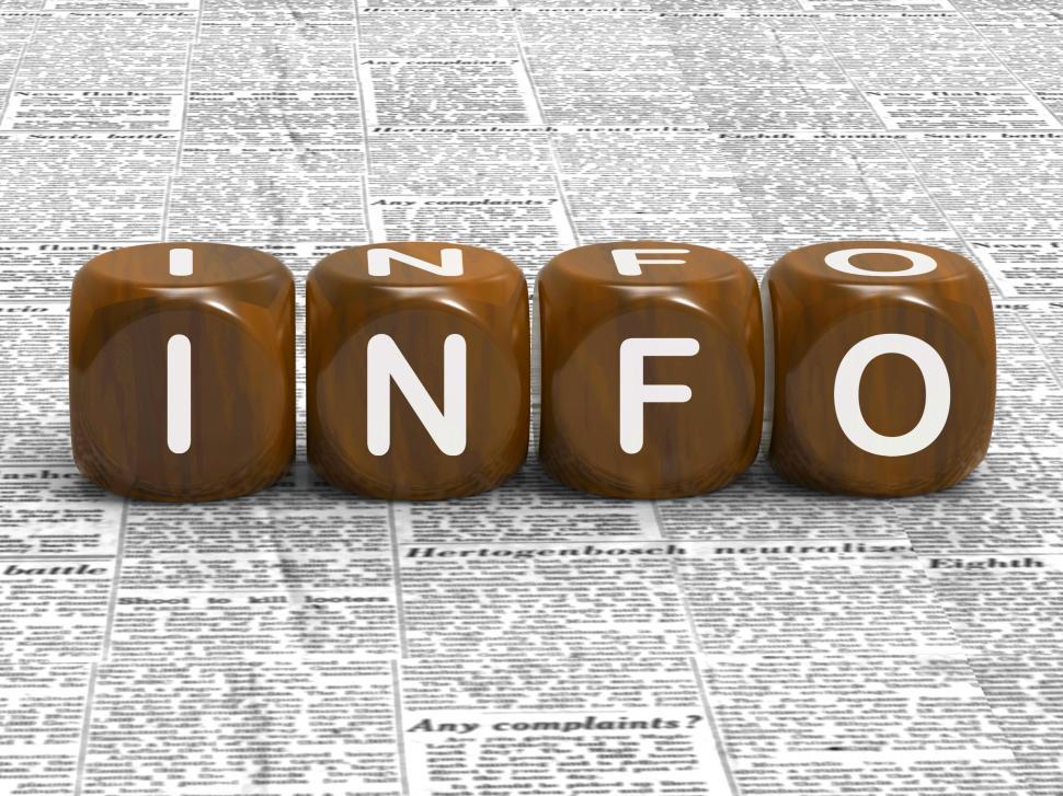 Free Image of Info Dice Show Facts Data And Details 