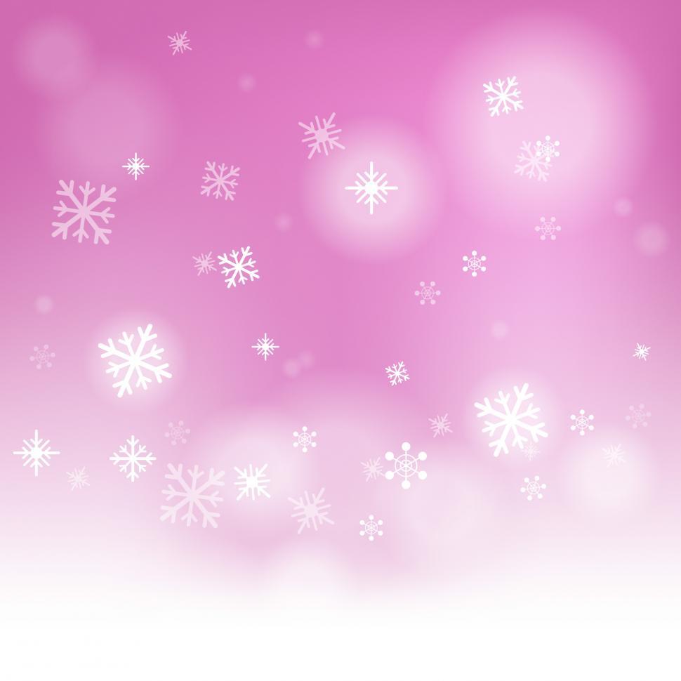 Free Image of Snow Flakes Background Means Seasonal Cold Or Frost 
