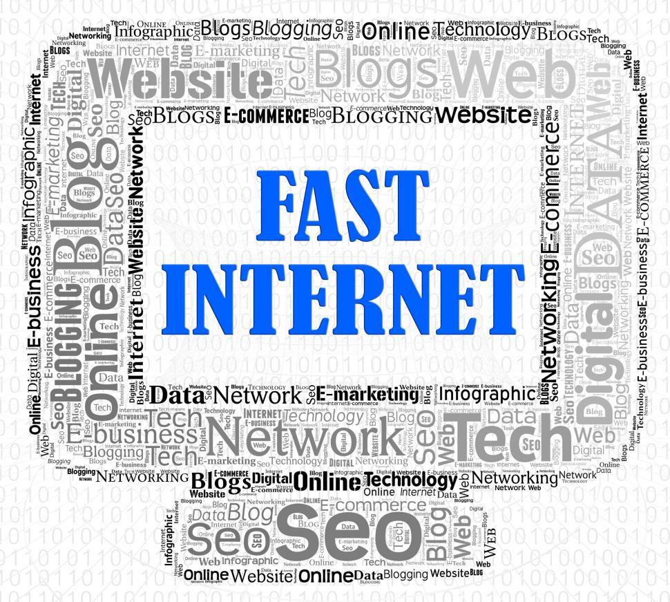 Free Image of Fast Internet Indicates High Speed And Computers 
