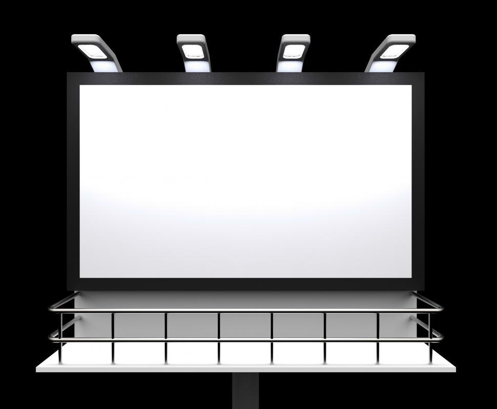 Free Image of Blank Billboard Copyspace Shows Advertising Space 