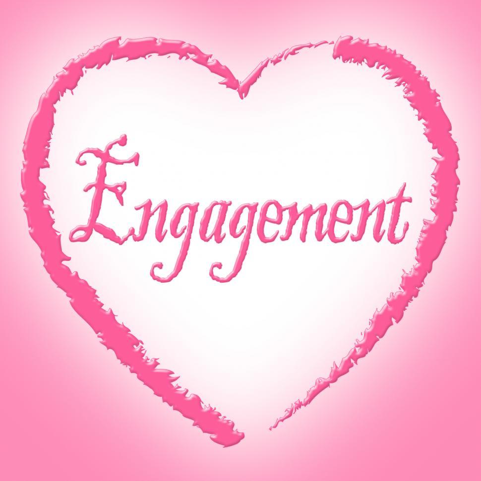 Free Image of Engagement Heart Means In Love And Couple 