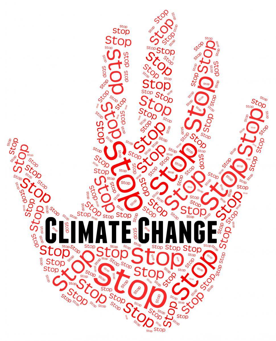 Free Image of Stop Climate Change Represents Revise Different And Prohibit 