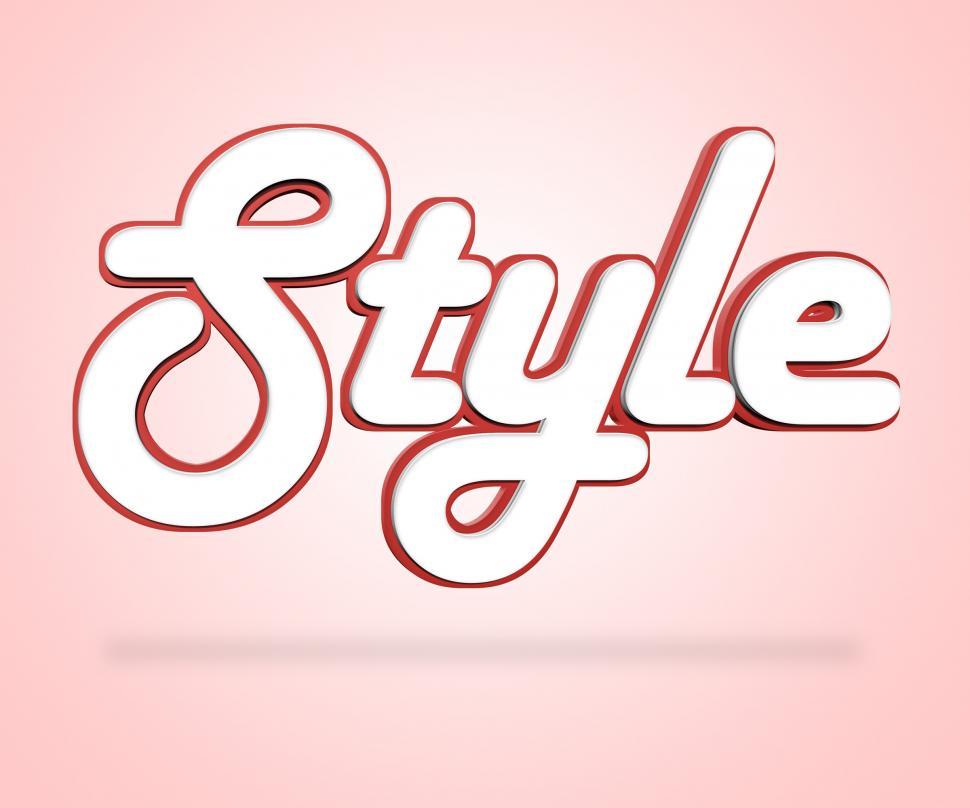 Free Image of Style Word Indicates Beautiful Elegant And Glamorous 