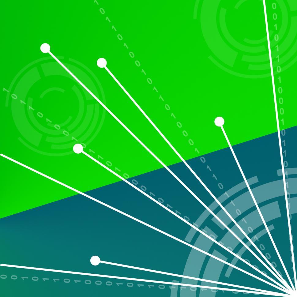 Free Image of Connection Links Background Shows Multimedia Transfer Or Connect 