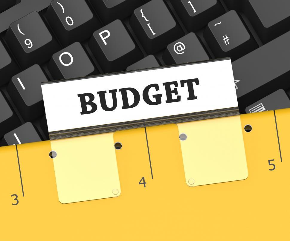 Free Image of Budget File Represents Reasonably Priced And Budgeting 3d Render 