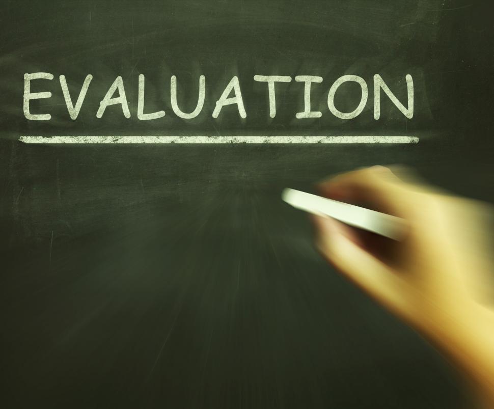 Free Image of Evaluation Chalk Means Judgement Interpretation And Opinion 