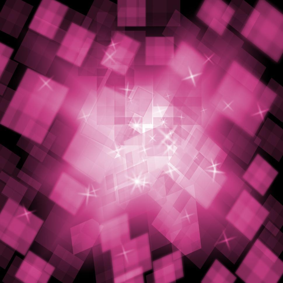 Free Image of Pink Cubes Background Means Girly Style Or Digital Concept 