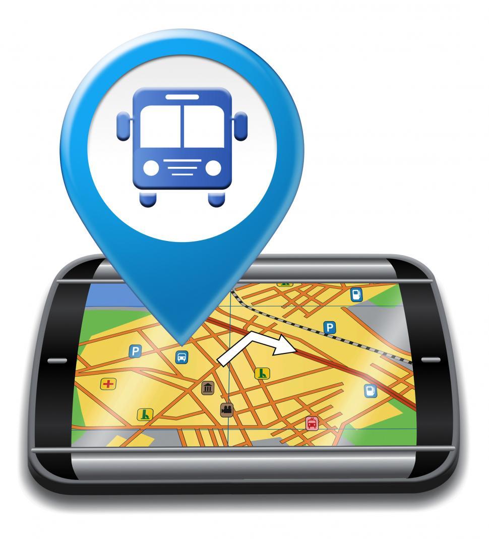 Free Image of Bus Gps Means Public Transport And Buses 
