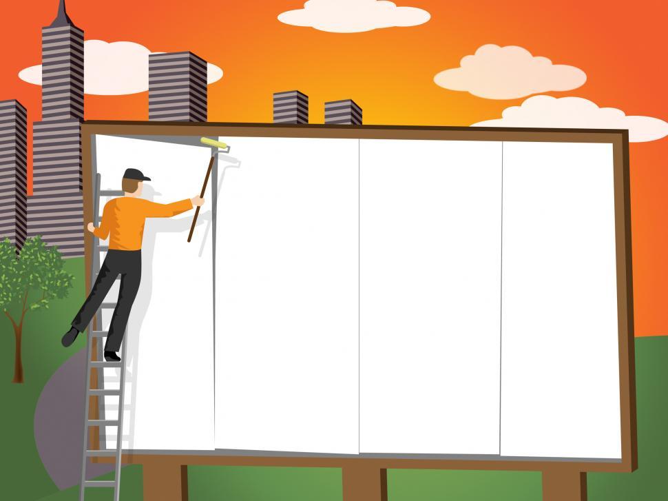 Free Image of City Billboard Shows Copy Space And Advertisement 