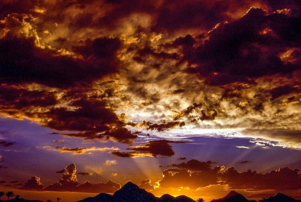Free Image of Sunset in Arizona 