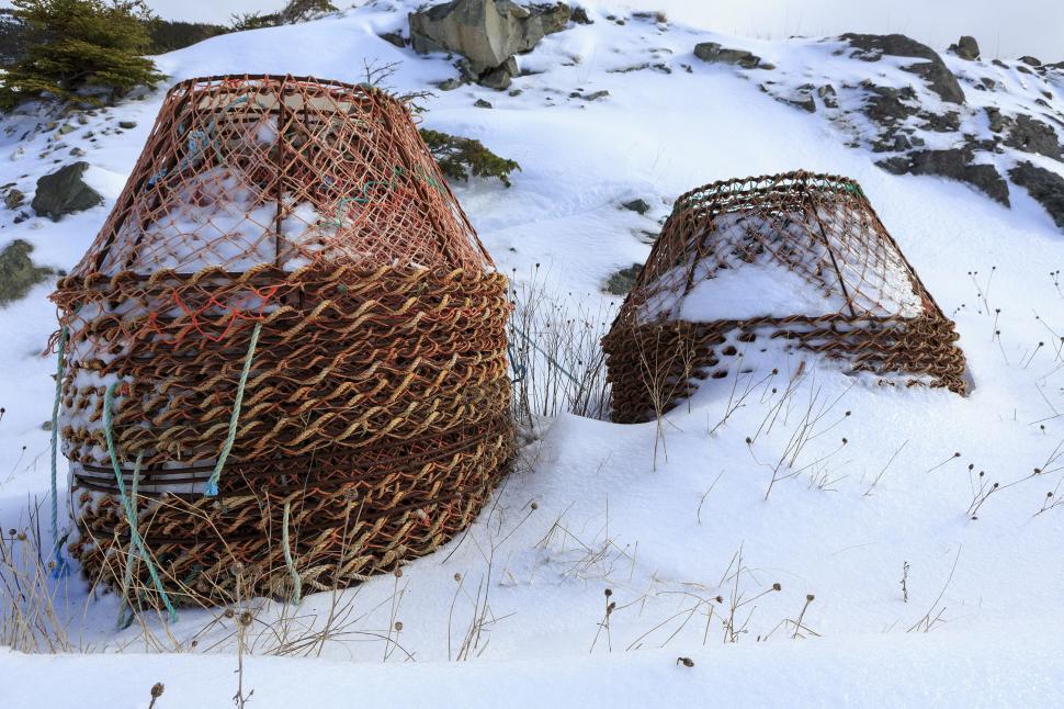 Free Image of Crab Pots 