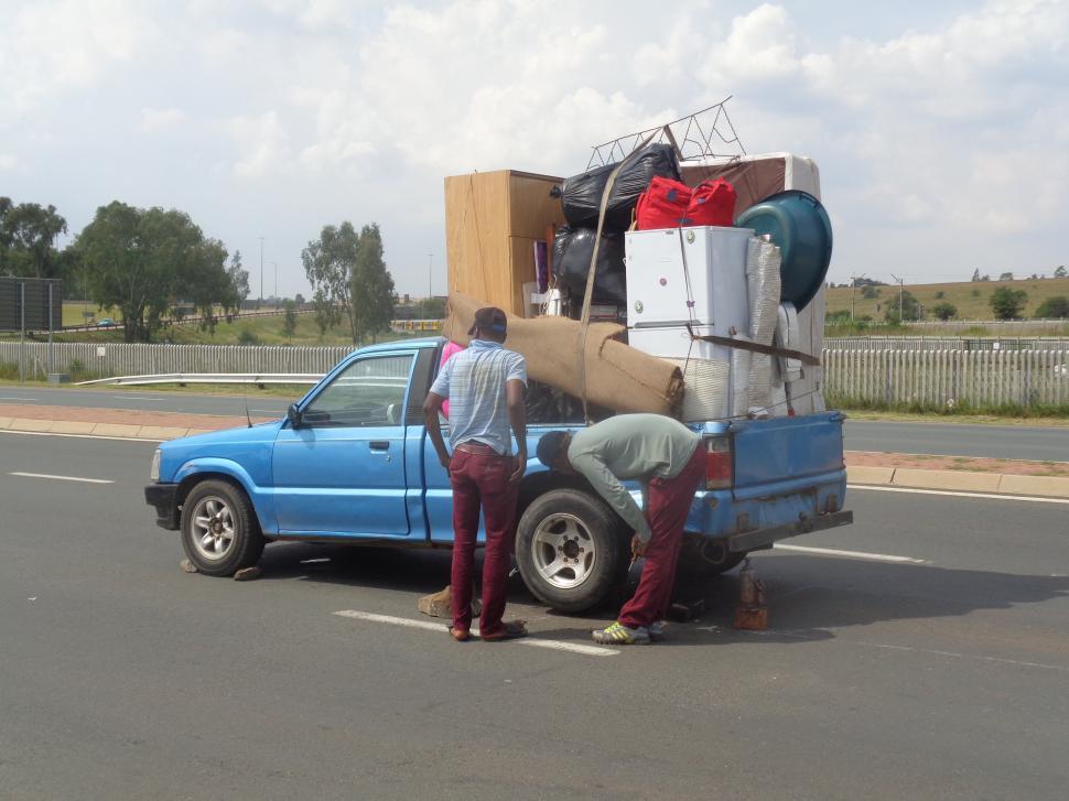 Free Image of Broken Down Car  