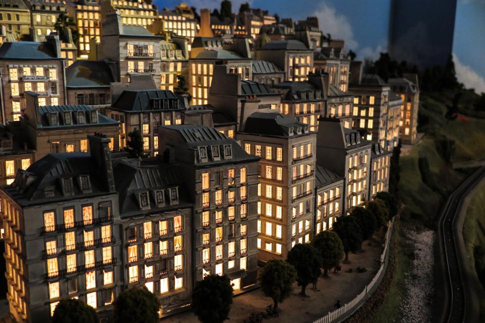 Free Image of Model of a city 