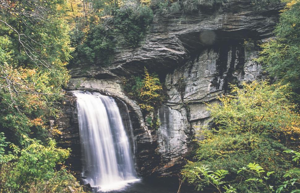 Free Image of Looking Glass Falls 