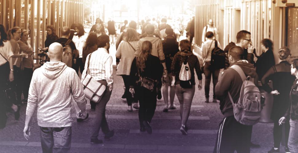 Free Image of Urban Setting - People in the Street 