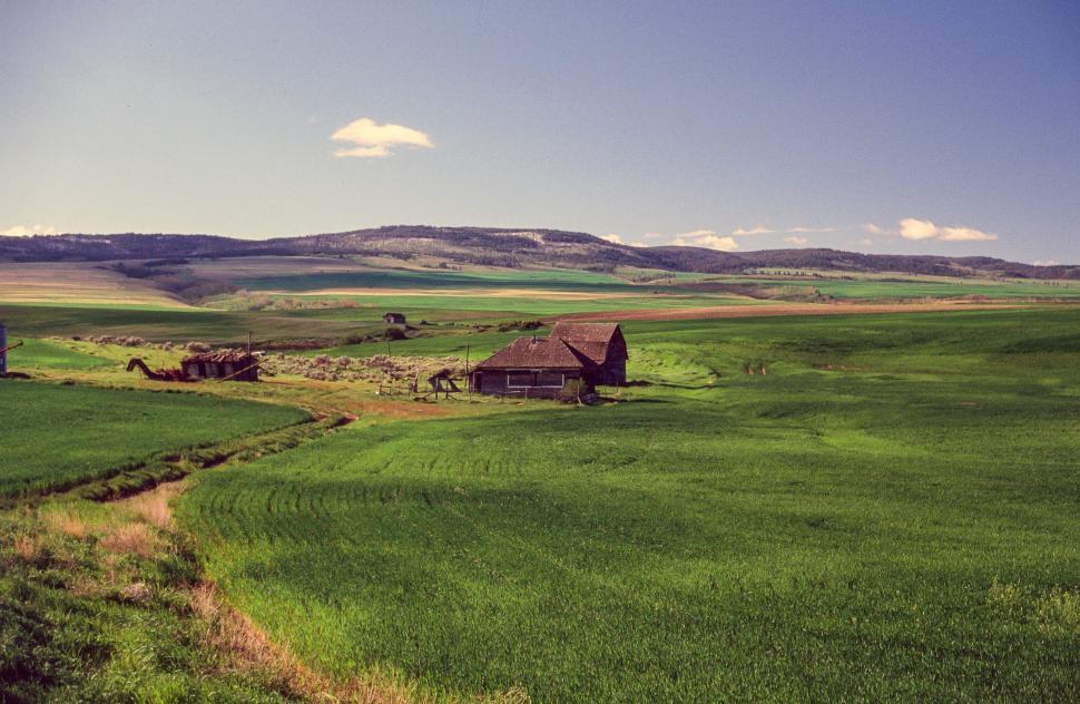 Free Image of Farmland at Driggs, Idaho 