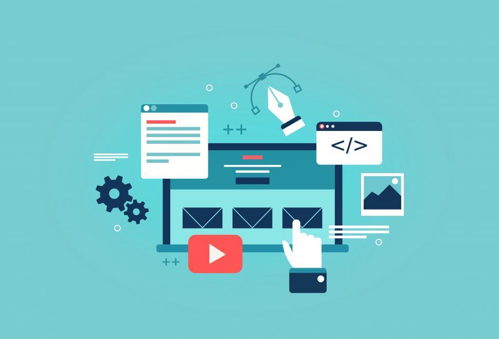 Free Image of Website Layout and Web Design 