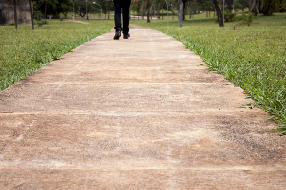 Free Image of Person on path 23 